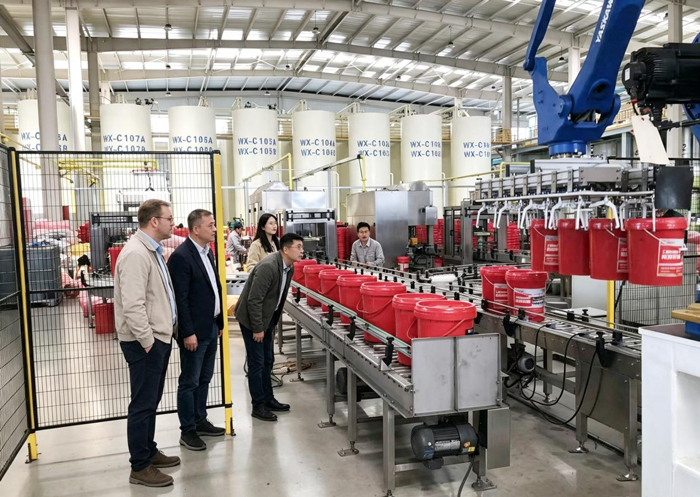 Industrial Synergy Across Continents: High-Profile Canadian Delegation Executes Technical Audit and Strategic Sourcing Review at Wanxiang Lubricant’s Smart Manufacturing Hub